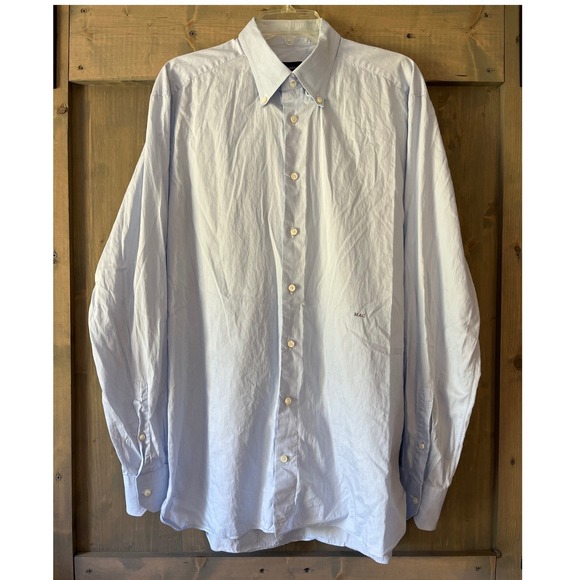 Ermenegildo Zegna Other - Ermenegildo Zegna Men's Light Blue Long-Sleeve Dress‎ Shirt Lightweight Cotton